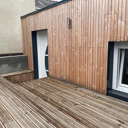 Tiny House Moderne, Avec Terrasse 아파트 *
